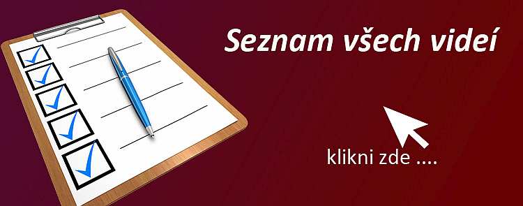 Seznam všech videí